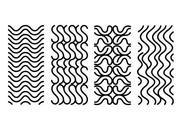 Download Minimal Wave Line Pattern EPS Bundle - Premium Resources