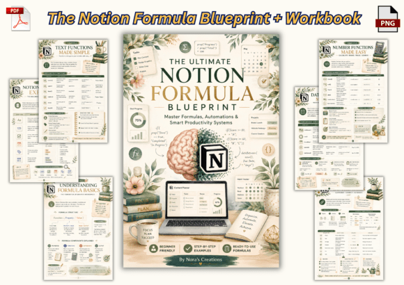 Download The Notion Formula Blueprint + Workbook - Premium Resources